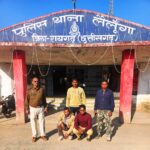 पिकअप वाहन से 10 गौवंश मुक्त, दो मवेशी तस्कर गिरफ्तार, लैलूंगा पुलिस की बड़ी कार्रवाई