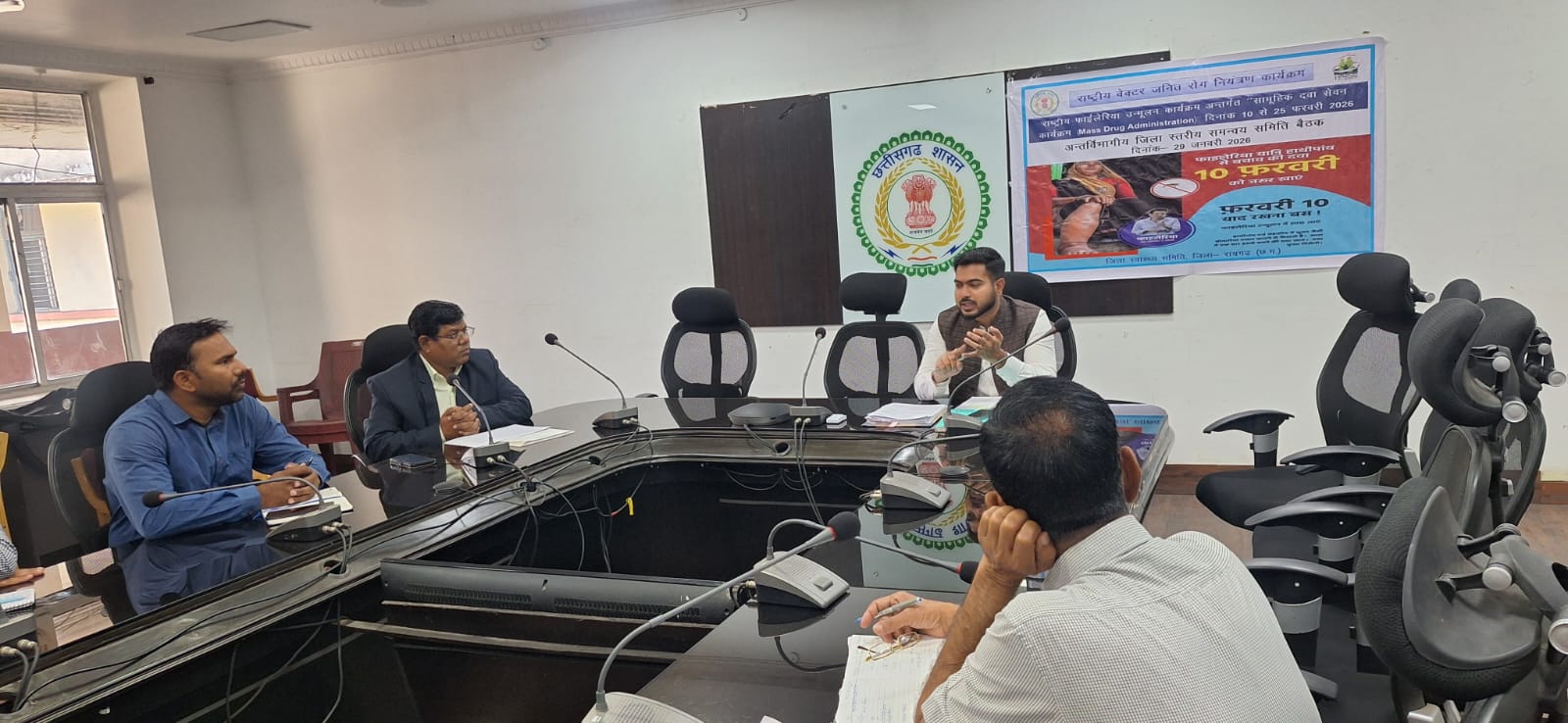 राष्ट्रीय फाइलेरिया उन्मूलन कार्यक्रम: 10 से 25 फरवरी तक घरघोड़ा एवं रायगढ़ में सामूहिक दवा सेवन अभियान