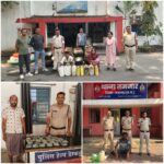 ऑपरेशन आघात” के तहत अवैध शराब पर रायगढ़ पुलिस की लगातार सख्त कार्रवाई जारी
