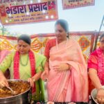 मंत्रोच्चार से माता स्कंद की विधिवत हुई पूजा – अर्चना