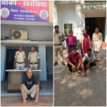 पुलिस ने शंकराचार्य स्कूल के पास आरोपी को मोबइल पर सट्टा नोट करते पकड़ा, 12 हजार नकदी, मोबाइल और सट्टा पट्टी जब्त