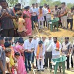 वार्ड क्रमांक 38 में ₹13 लाख की लागत से महापौर जीवर्धन चौहान ने नाली निर्माण कार्य का भूमिपूजन किया