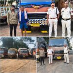 “ऑपरेशन_प्रहार” के तहत रायगढ़ पुलिस की बड़ी कार्रवाई— 4 माजदा वाहनों से 14 टन 700 किलो लोहा एवं टीना कबाड़ समेत 31 लाख की संपत्ति जब्त