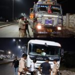 सड़क दुर्घटनाओं की रोकथाम के लिए रायगढ़ यातायात पुलिस की सघन कार्रवाई जारी