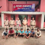 तमनार में आदतन झगड़ा-मारपीट करने वाले 7 उपद्रवी युवकों पर पुलिस ने की प्रतिबंधात्मक कार्रवाई, जारी हुआ जेल वारंट