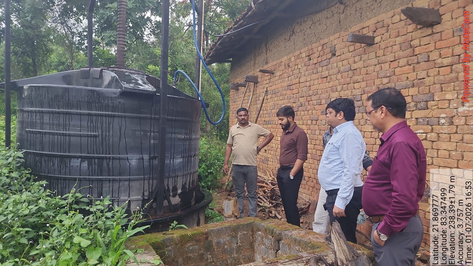 जिला पंचायत सीईओ ने बनसिया-ननसिया के बायोगैस प्लांट का किया निरीक्षण