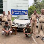 कार से देशी कट्टा बरामद, दो आरोपी गिरफ्तार, चक्रधरनगर पुलिस और साइबर थाना की संयुक्त कार्रवाई