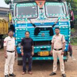 ऑपरेशन प्रहार: 24 टन अवैध कबाड़ से लदा 14 चक्का ट्रक पकड़ा, ₹17.55 लाख का माल और वाहन जब्त