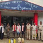 ऑपरेशन आघात में लैलूंगा पुलिस की अवैध शराब पर ताबड़तोड़ कार्रवाई