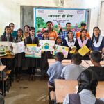 स्वच्छता अभियान: विद्यार्थियों ने कबाड़ से जुगाड़ और पेंटिंग के जरिए पर्यावरण संरक्षण का दिया संदेश