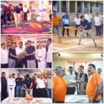 अग्रसेन जयंती में ओपी चौधरी का अलग अंदाज, कभी मटका फोड़ा तो कभी खिलाड़ियों संग थामा बल्ला
